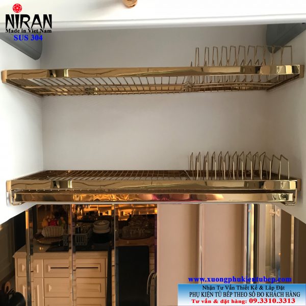 Kệ chén dĩa âm tủ Niran inox 304 Kệ chén dĩa âm tủ Niran inox 304