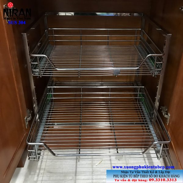 Kệ xoong chảo inox 304 Niran NR0803 Kệ xoong chảo inox 304 Niran NR0803