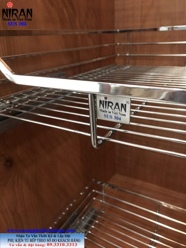 Kệ tủ đồ khô Niran inox 304 Kệ tủ đồ khô Niran inox 304