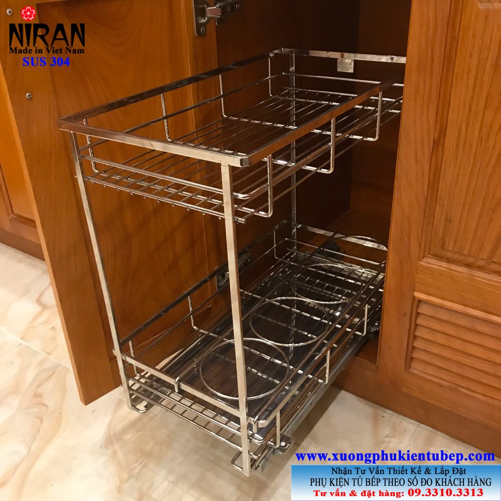 Kệ Gia Vị Niran Inox 304 NR0301