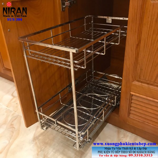 Kệ Gia Vị Niran Inox 304 NR0301 Kệ Gia Vị Niran Inox 304 NR0301
