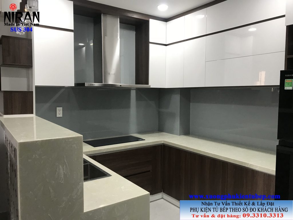 XƯỞNG CHUYÊN SẢN XUẤT PHỤ KIỆN TỦ BẾP INOX 304 THEO SỐ ĐO TỦ BẾP KHÁCH HÀNG. ĐT/Zalo 0933103313