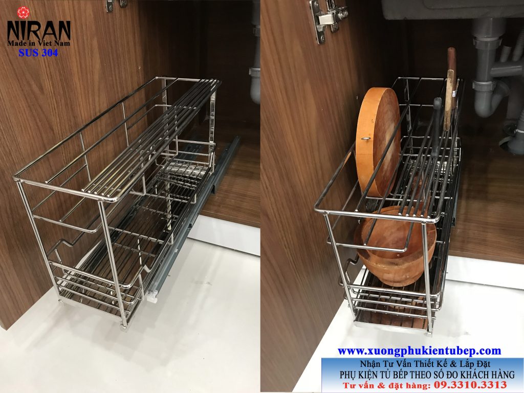 XƯỞNG CHUYÊN SẢN XUẤT PHỤ KIỆN TỦ BẾP INOX 304 THEO SỐ ĐO TỦ BẾP KHÁCH HÀNG. ĐT/Zalo 0933103313