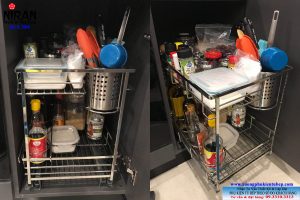 Kệ gia vị bằng inox 304