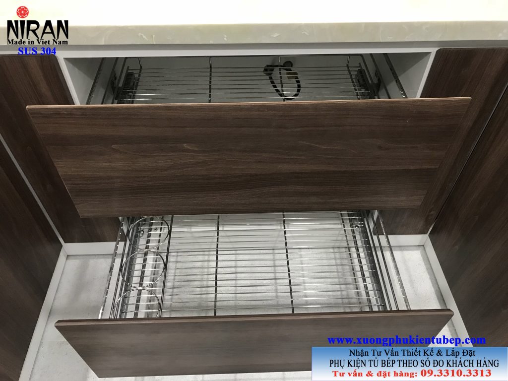 XƯỞNG CHUYÊN SẢN XUẤT PHỤ KIỆN TỦ BẾP INOX 304 THEO SỐ ĐO TỦ BẾP KHÁCH HÀNG. ĐT/Zalo 0933103313