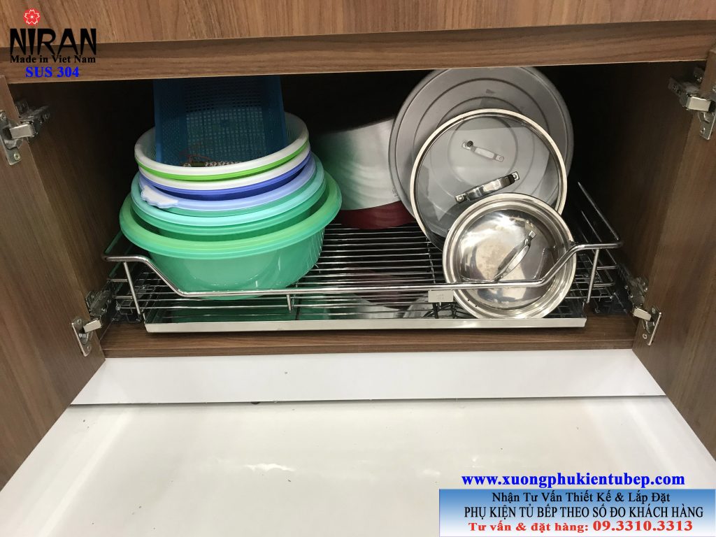 XƯỞNG CHUYÊN SẢN XUẤT PHỤ KIỆN TỦ BẾP INOX 304 THEO SỐ ĐO TỦ BẾP KHÁCH HÀNG. ĐT/Zalo 0933103313