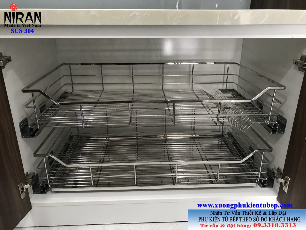 XƯỞNG CHUYÊN SẢN XUẤT PHỤ KIỆN TỦ BẾP INOX 304 THEO SỐ ĐO TỦ BẾP KHÁCH HÀNG. ĐT/Zalo 0933103313