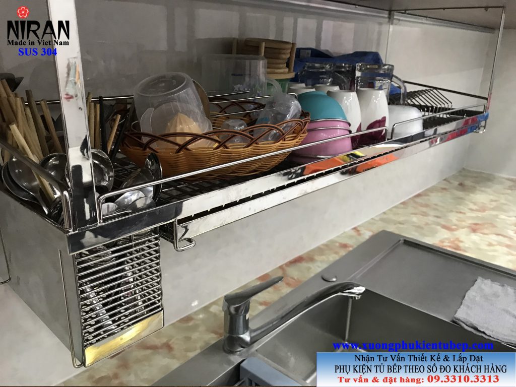 XƯỞNG CHUYÊN SẢN XUẤT PHỤ KIỆN TỦ BẾP INOX 304 THEO SỐ ĐO TỦ BẾP KHÁCH HÀNG. ĐT/Zalo 0933103313