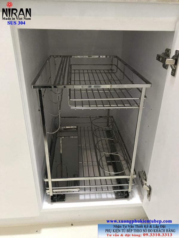 Kệ gia vị Niran inox 304 NR0302