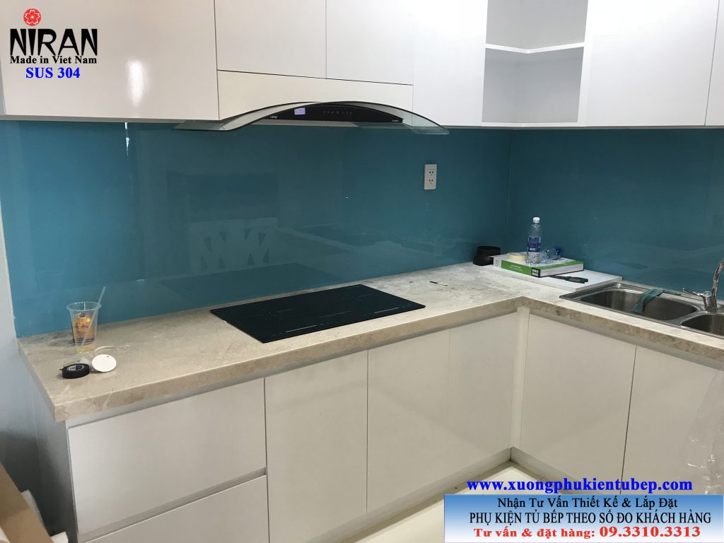 Phụ kiện tủ bếp inox 304 nhà anh Tuấn