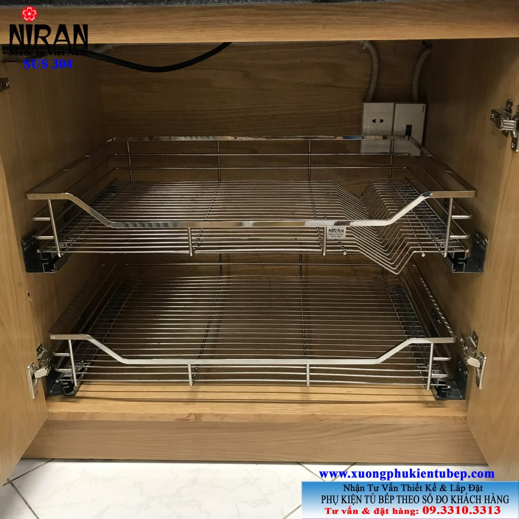 Rổ đựng xoong nồi inox 304