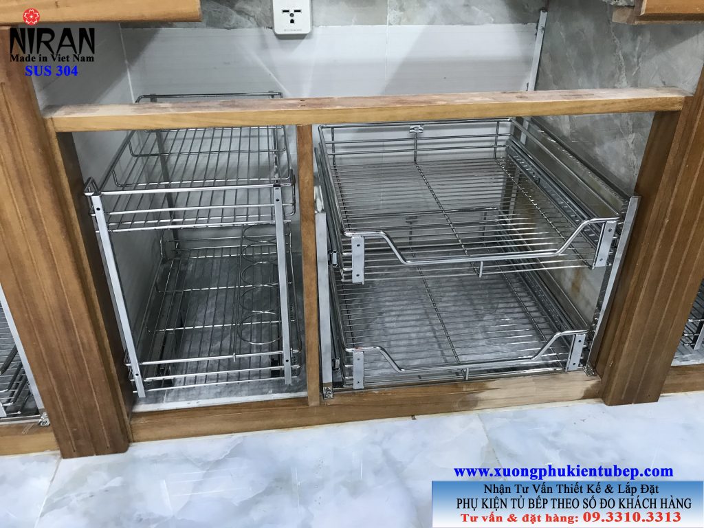 Kệ gia vị inox 304 Niran