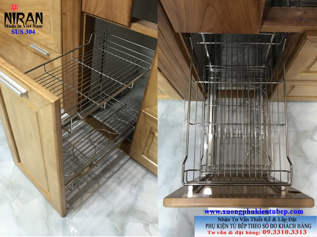 Kệ gia vị inox 304 Niran
