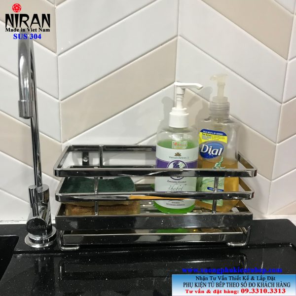 Kệ đựng nước rửa chén inox 304 Niran