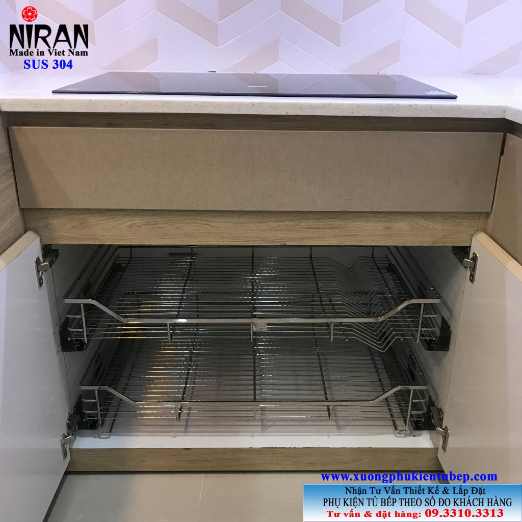 Rổ đựng chén dĩa inox 304