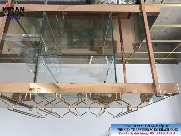 giá inox treo ly rượu giá inox treo ly rượu