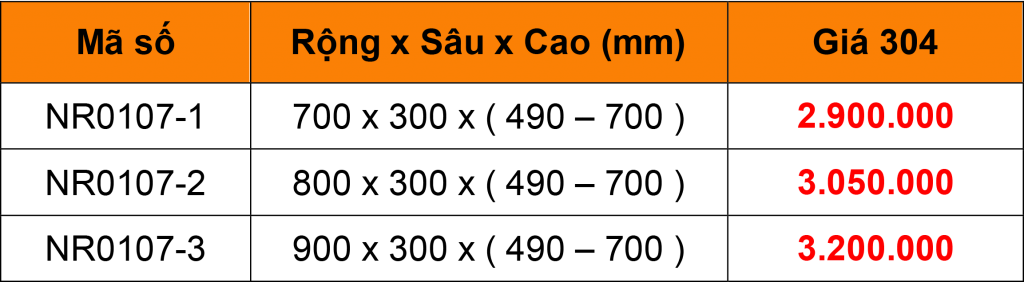 Bảng giá Kệ đựng chén dĩa inox 304 Niran NR0107