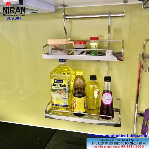 kệ treo gia vị inox 304 giá rẻ