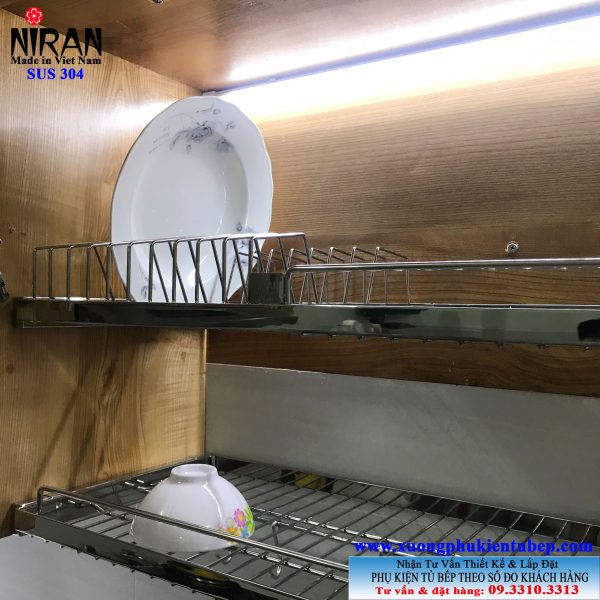 Kệ chén âm tủ trên Kệ chén âm tủ trên