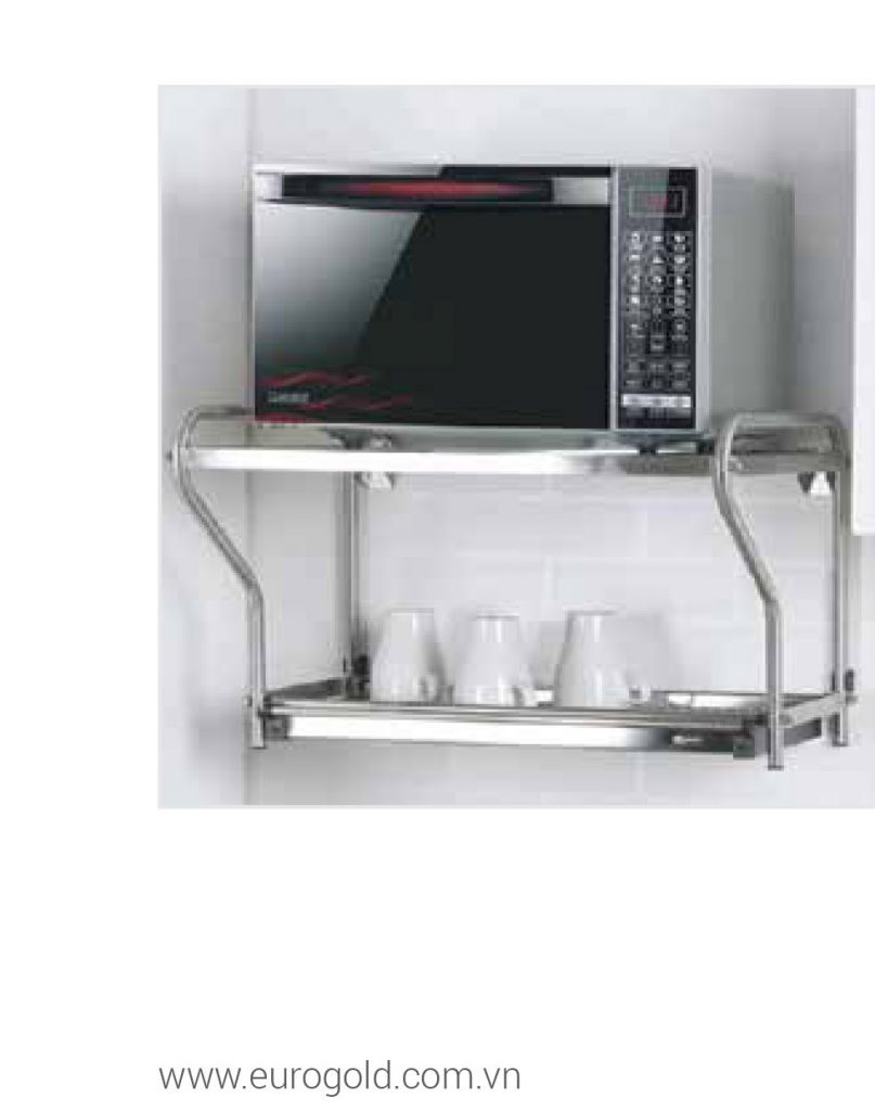 Giá để lò vi sóng kết hợp đựng ly cốc EU0560 – Eurogod