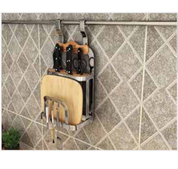 Giá để dao thớt treo ngoài inox 304 EV228 – Eurogold