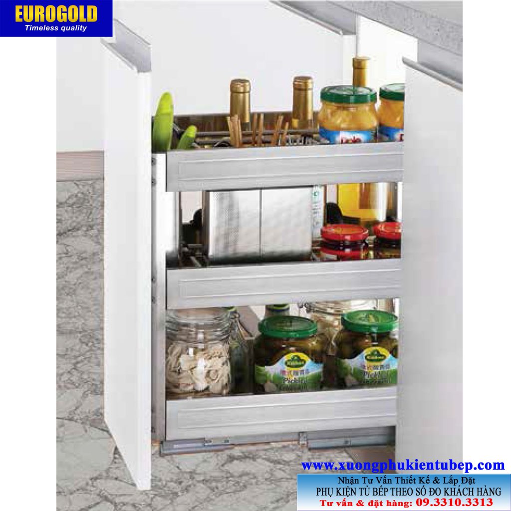 Giá dao thớt EU1035 chai lọ inox hộp Eurogold