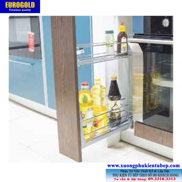 Giá gia vị EG150 inox nan tròn Eurogold