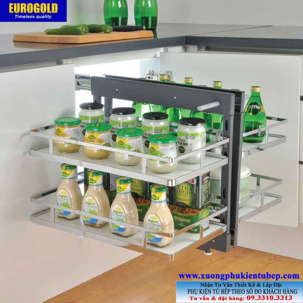 Kệ góc mở toàn phần EC100 EuroGold