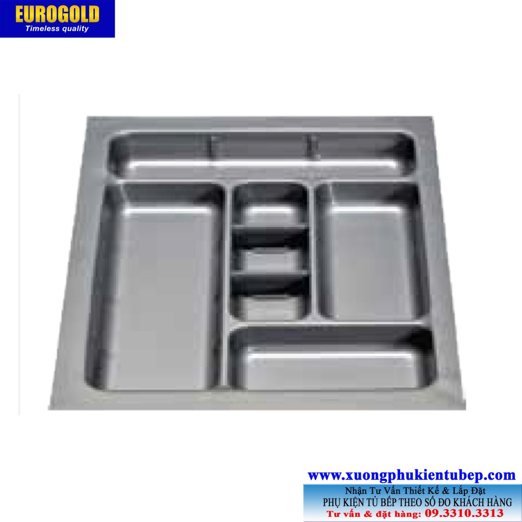 Khay chia thìa dĩa nhựa cao cấp ET45003