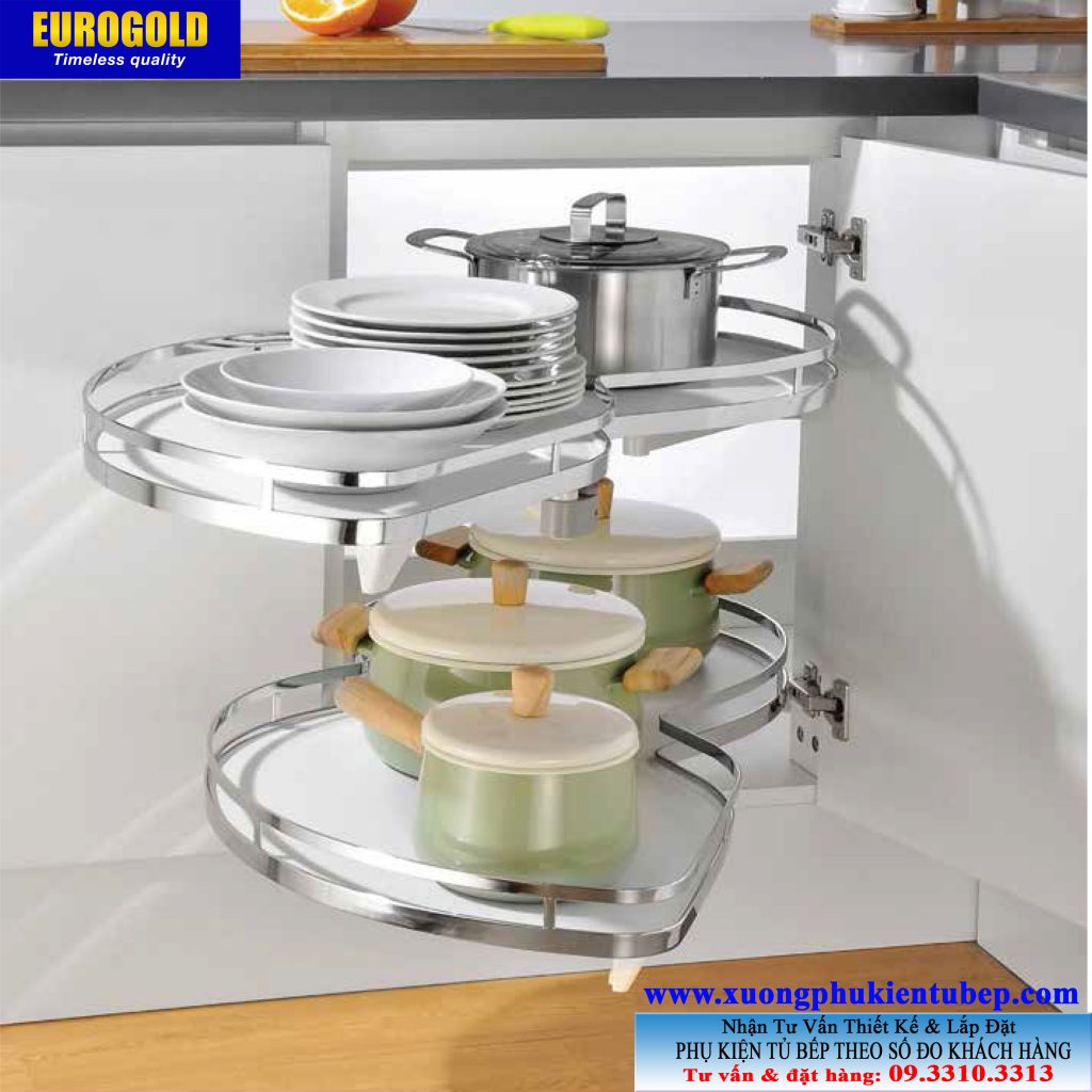 Mâm xoay hình lá M0202L-R EuroGold