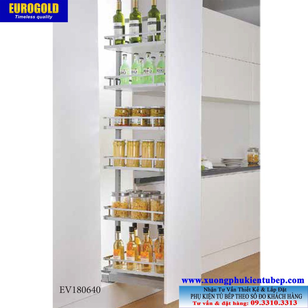 Tủ kho EV180640 6 tầng cánh rút mở xoay hai hướng Eurogold