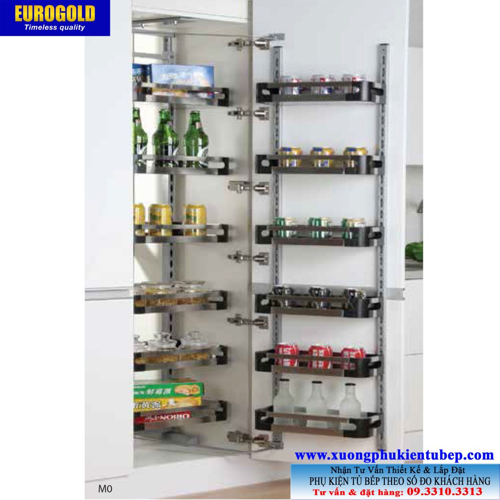 Tủ kho M040445 inox hộp 4 tầng cánh mở Eurogold