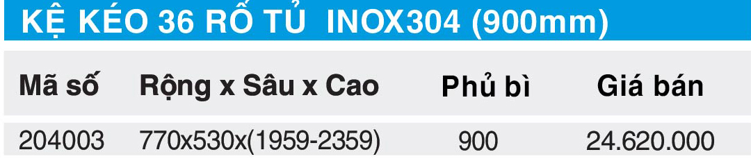 bang gia ke tu 36 ro 204003
