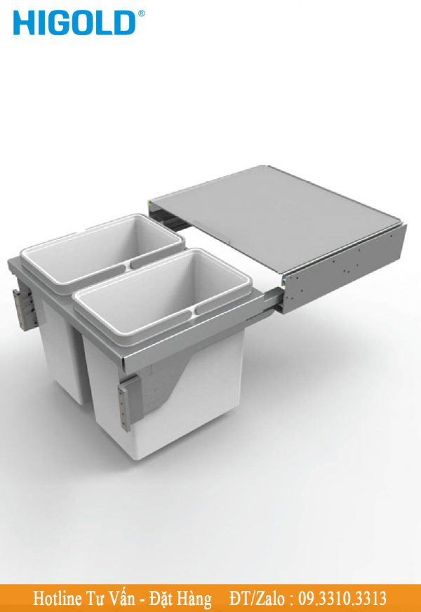 THUNG RAC 2 NGĂN INOX HÌGOLD 306083