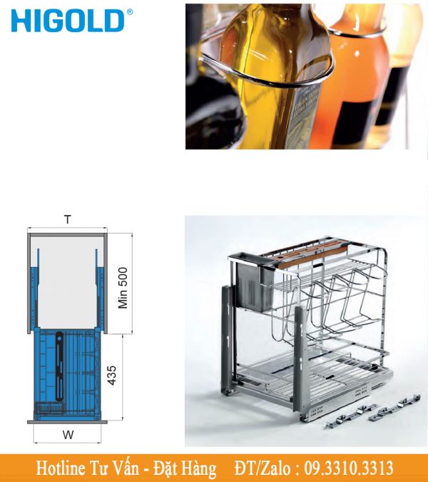 thong so ke gia vị dung cụ diamond higold 306035