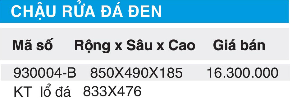 BANG GIA CHAU RUA DA DEN 930004