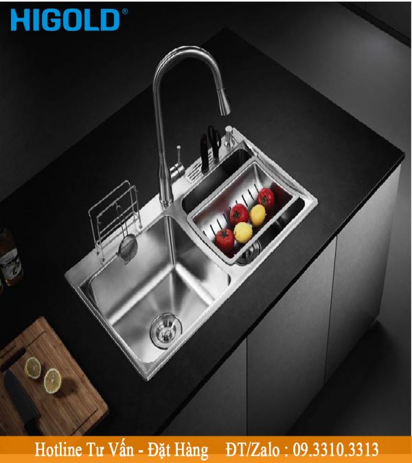 CHAU RUA INOX 304 HIGOLD 920082 CHAU RUA INOX 304 HIGOLD 920082