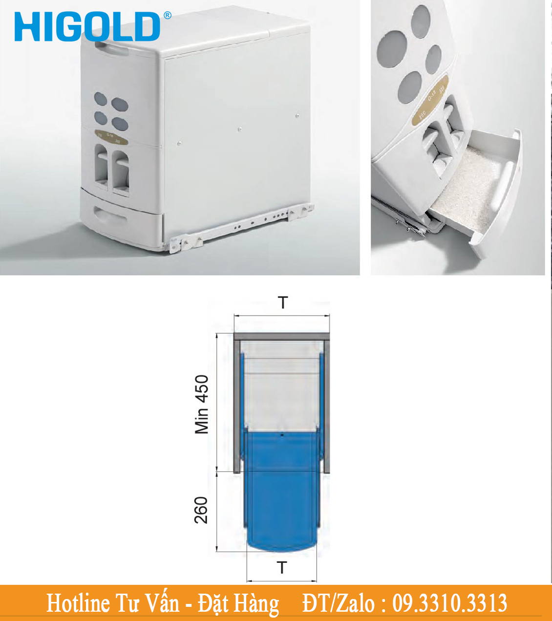 THONG SO THUNG GAO 2 NUT XA HIGOLD 307033