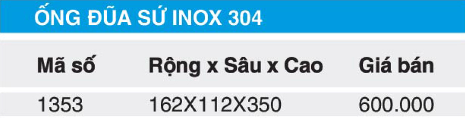 Bảng giá ống đũa Higold 1353