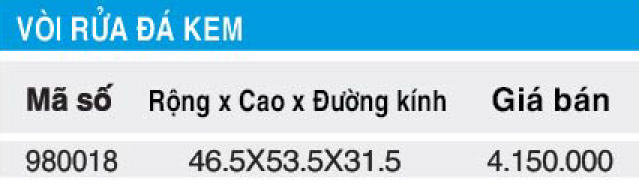 Bảng giá vòi rửa Higold 980018